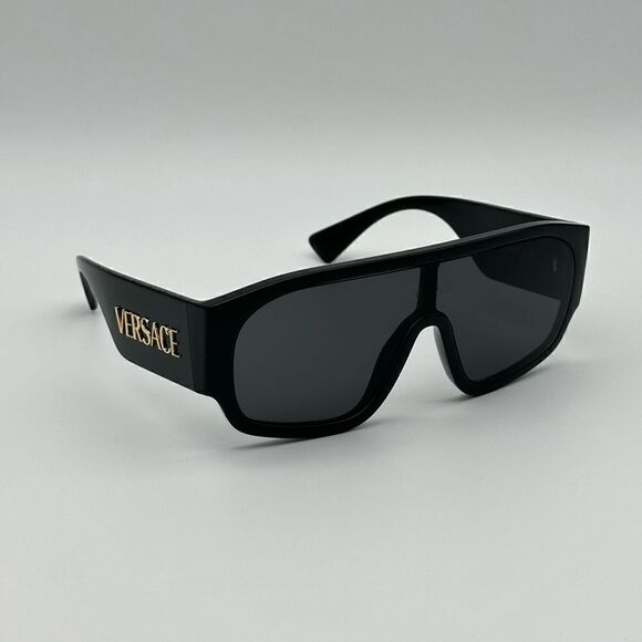 VERSACE Sunglasses VE4439 GB1/87 Black/Dark Grey Unisex NEW main image 6